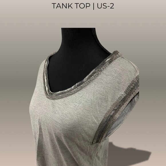 AllSaints Minimalist Tank | US 2 | Never Worn - Picture 2 of 4